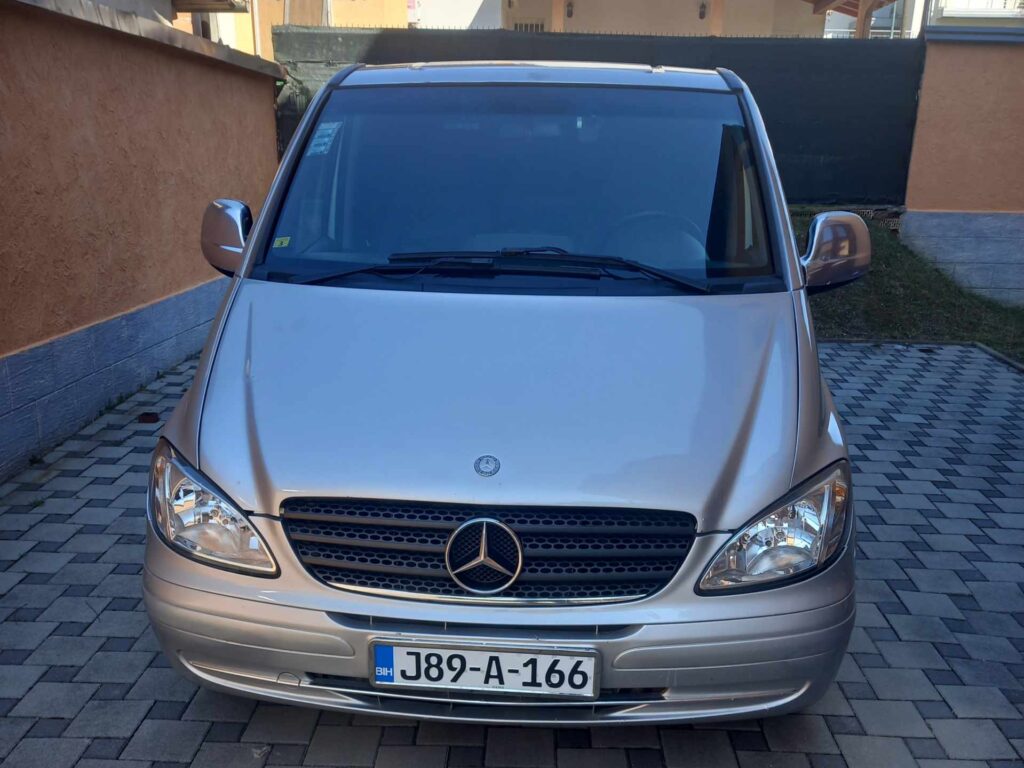 Van for rent Mercedes VITO parked
